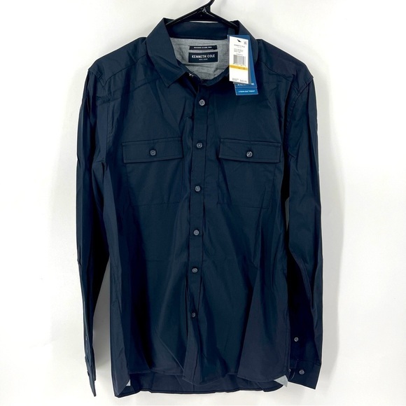 NWT Kenneth Cole New York Button Down Shirt. - Picture 1 of 9